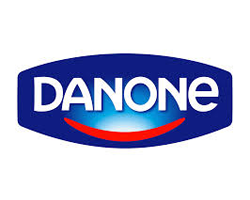 Logo Danone client chez Vision 3